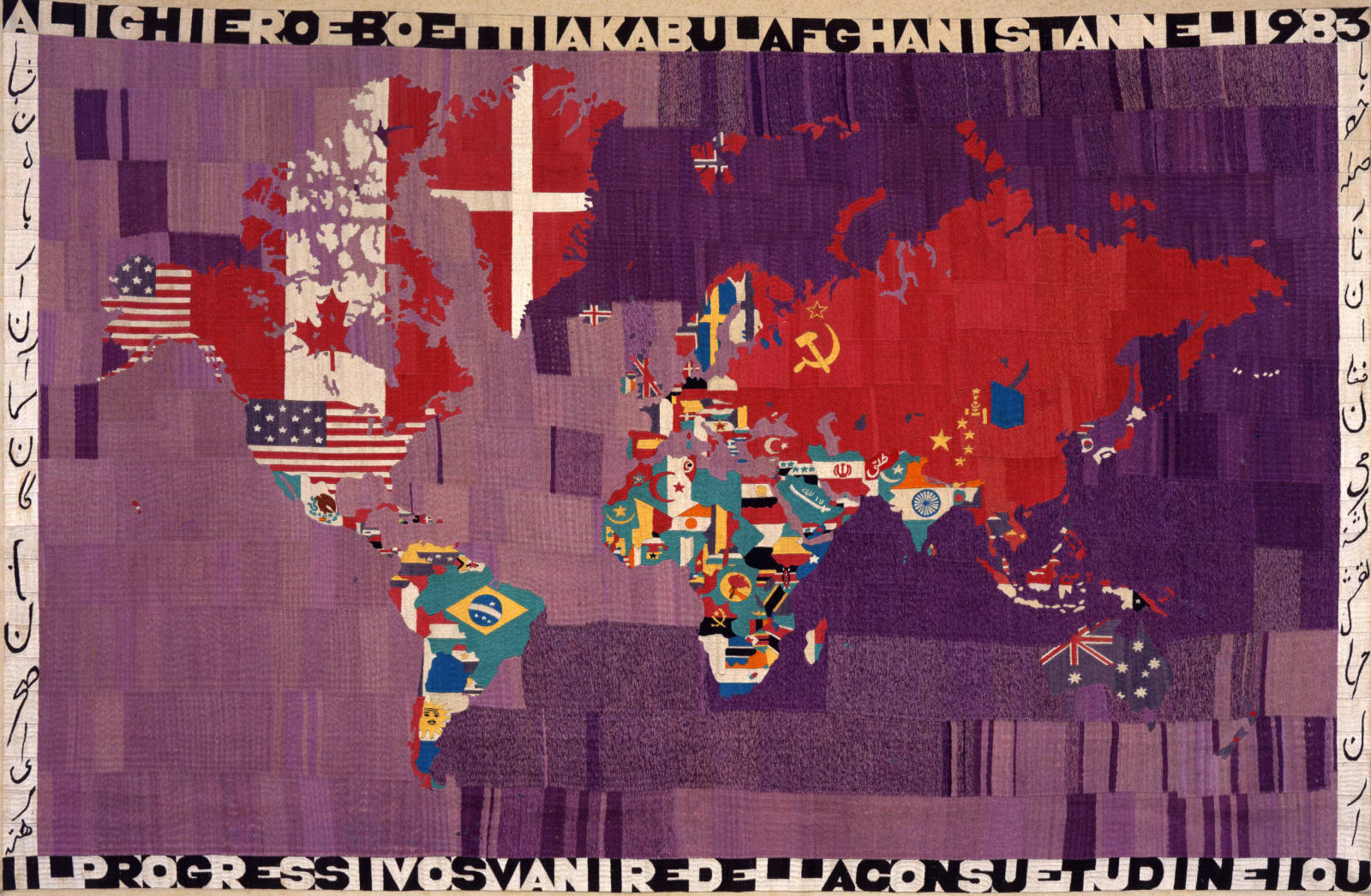 Alighiero Boetti Mappa, 1983